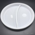 Plastikteller zweigeteilt Getränke Friesacher