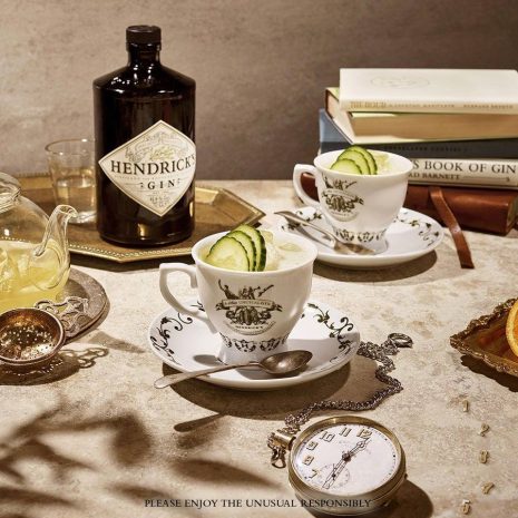 Hendricks Gin Teeservice Hendricks Gin Teeservice